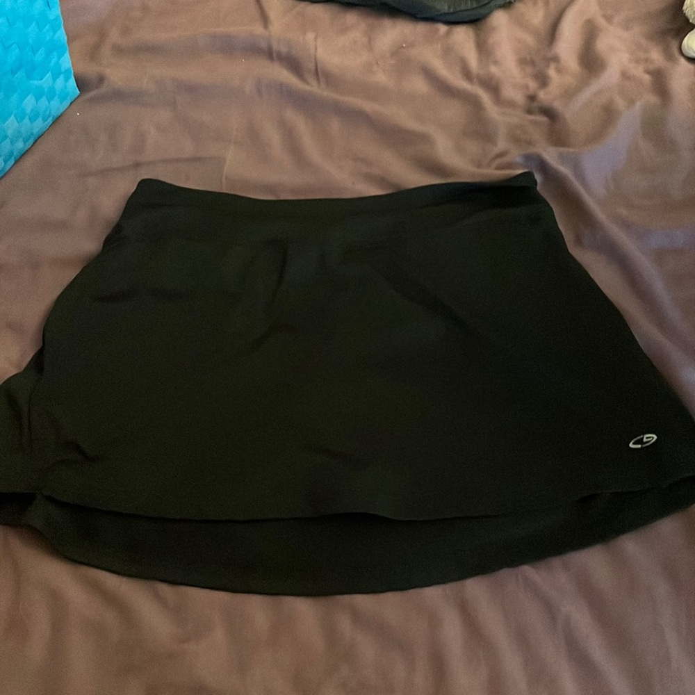 athletic skirt with built-in shorts